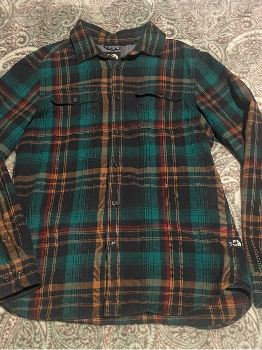 Men’s Small North Face flannel shirt